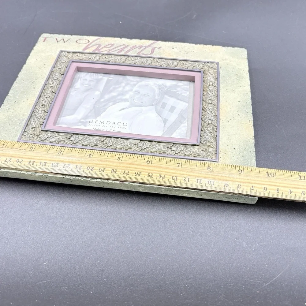 Horizontal, 4x6 Photo‎ Frame Sage (Two Hearts One Forever)  Love Anniversary
